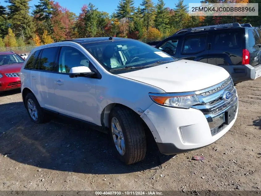 2013 Ford Edge Sel VIN: 2FMDK4JC0DBB88966 Lot: 40407930