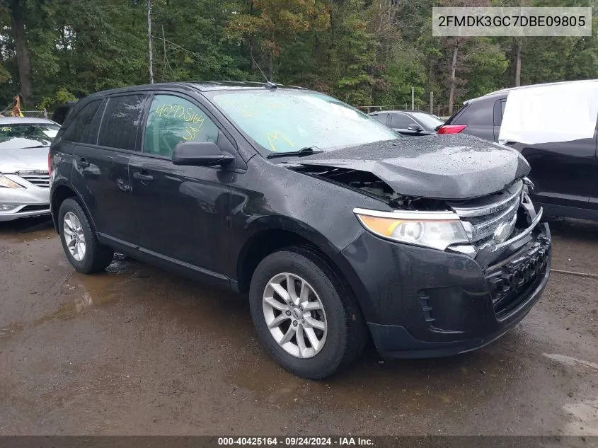 2013 Ford Edge Se VIN: 2FMDK3GC7DBE09805 Lot: 40425164