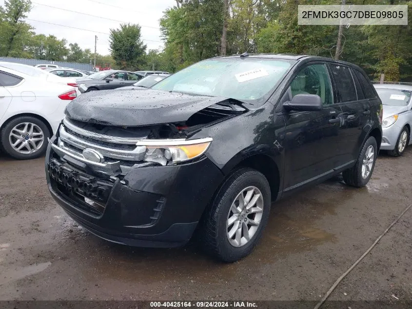 2013 Ford Edge Se VIN: 2FMDK3GC7DBE09805 Lot: 40425164