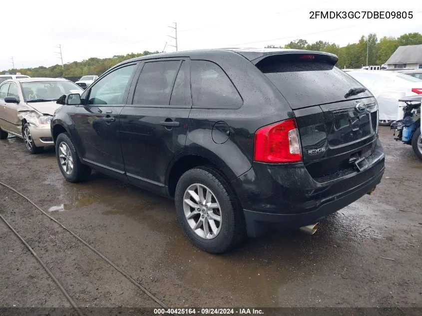 2013 Ford Edge Se VIN: 2FMDK3GC7DBE09805 Lot: 40425164