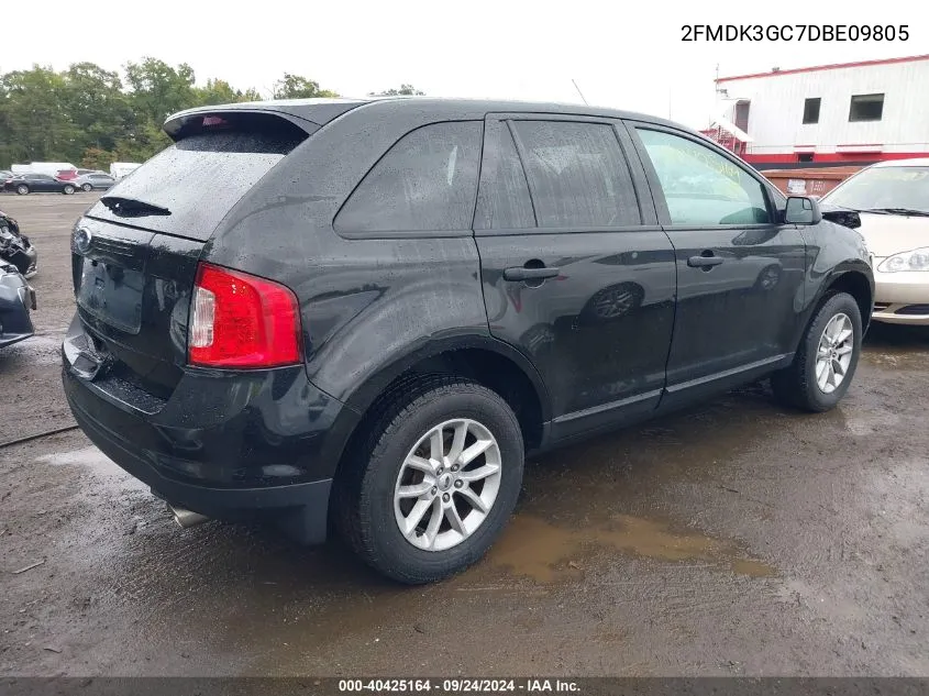 2013 Ford Edge Se VIN: 2FMDK3GC7DBE09805 Lot: 40425164