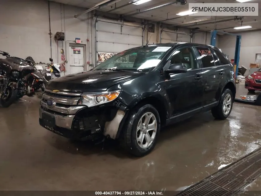 2013 Ford Edge Sel VIN: 2FMDK4JC3DBE05510 Lot: 40437794