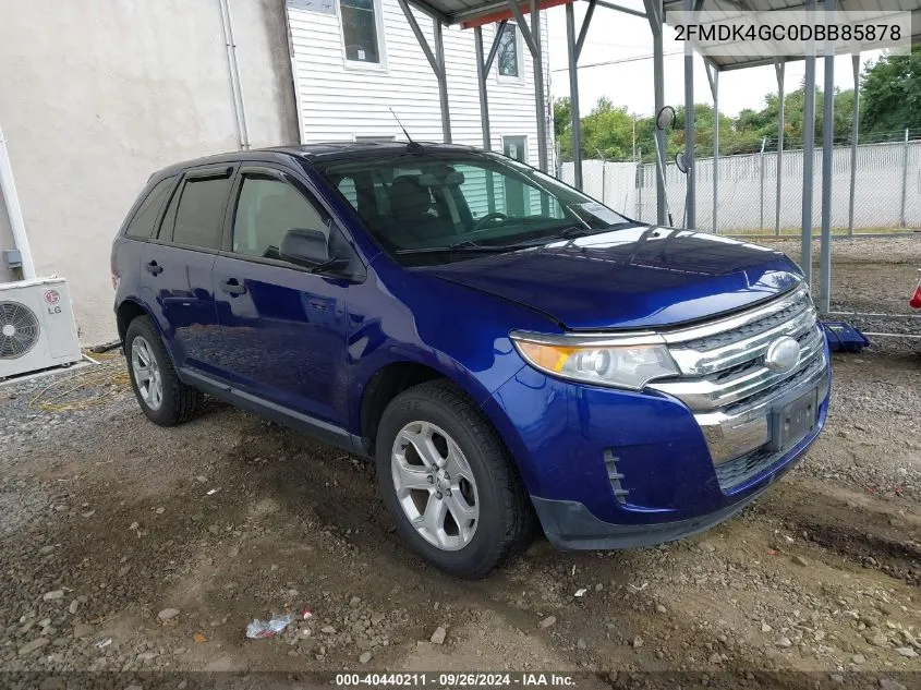 2013 Ford Edge Se VIN: 2FMDK4GC0DBB85878 Lot: 40440211