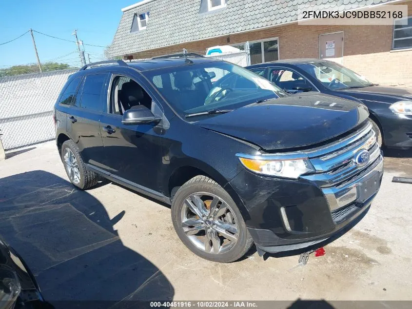 2013 Ford Edge Sel VIN: 2FMDK3JC9DBB52168 Lot: 40451916