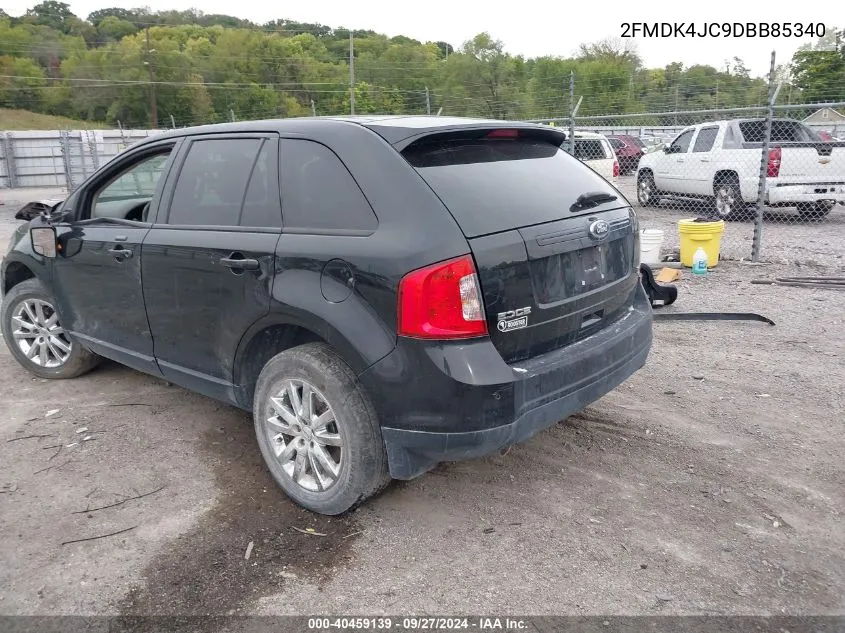 2013 Ford Edge Sel VIN: 2FMDK4JC9DBB85340 Lot: 40459139