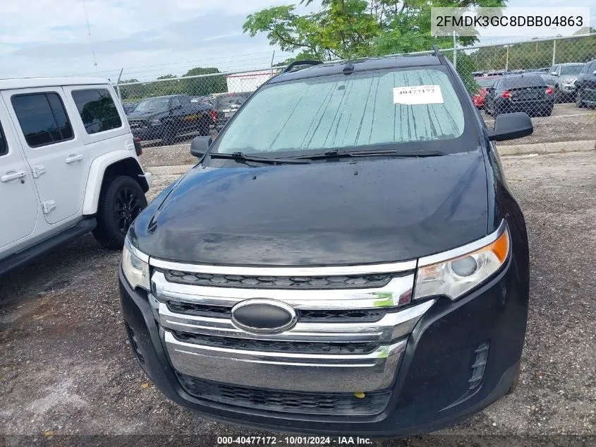 2013 Ford Edge Se VIN: 2FMDK3GC8DBB04863 Lot: 40477172