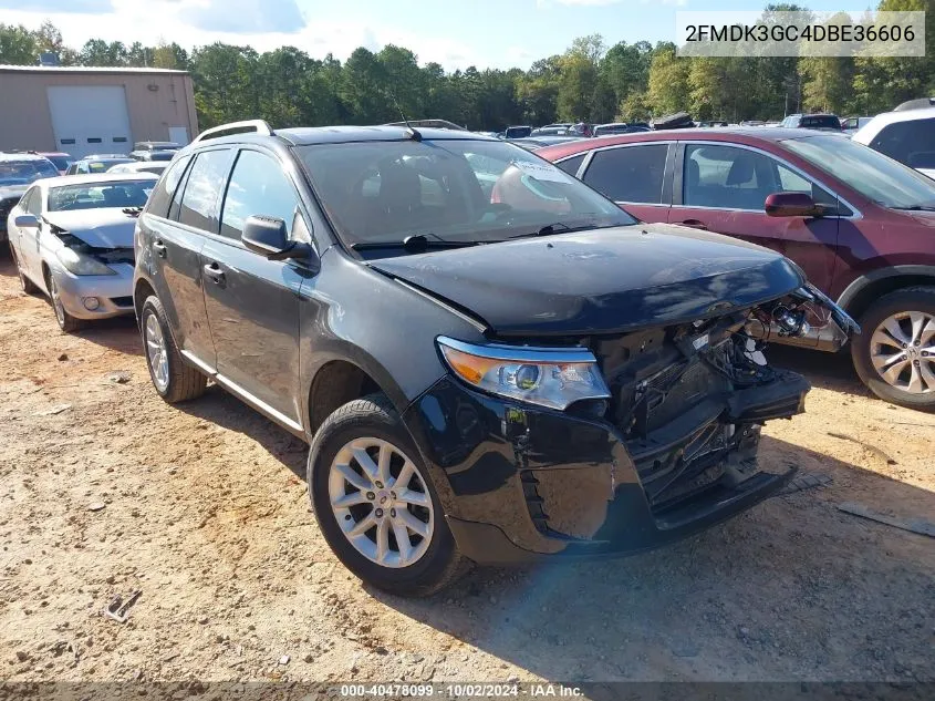 2013 Ford Edge Se VIN: 2FMDK3GC4DBE36606 Lot: 40478099