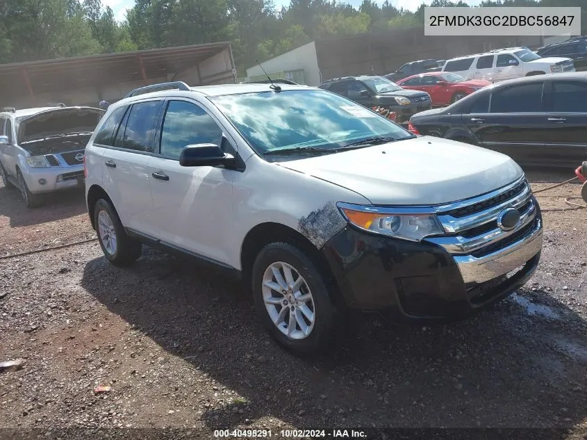 2013 Ford Edge Se VIN: 2FMDK3GC2DBC56847 Lot: 40495291