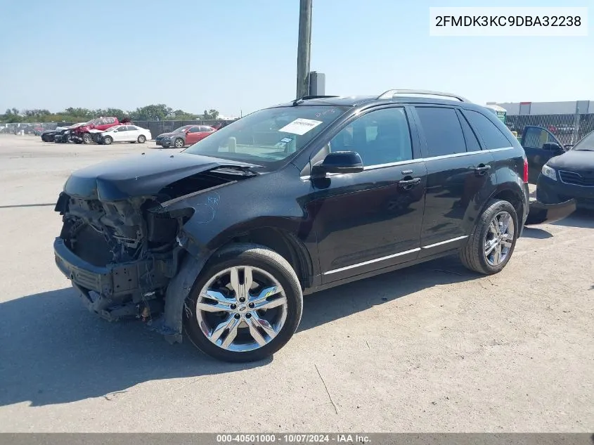 2013 Ford Edge Limited VIN: 2FMDK3KC9DBA32238 Lot: 40501000