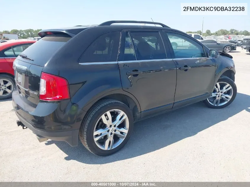 2013 Ford Edge Limited VIN: 2FMDK3KC9DBA32238 Lot: 40501000