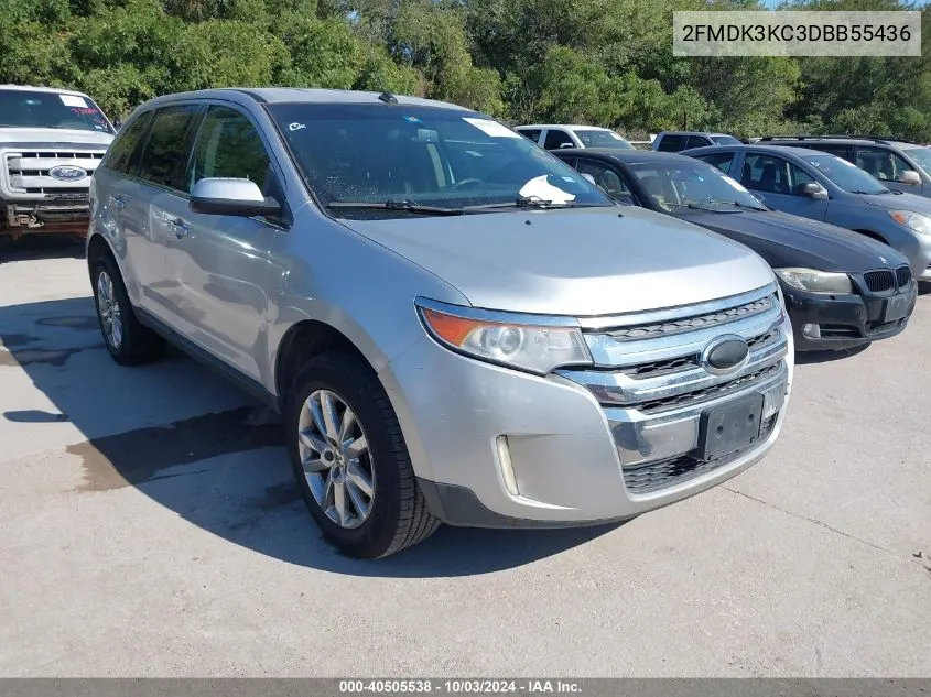 2013 Ford Edge Limited VIN: 2FMDK3KC3DBB55436 Lot: 40505538