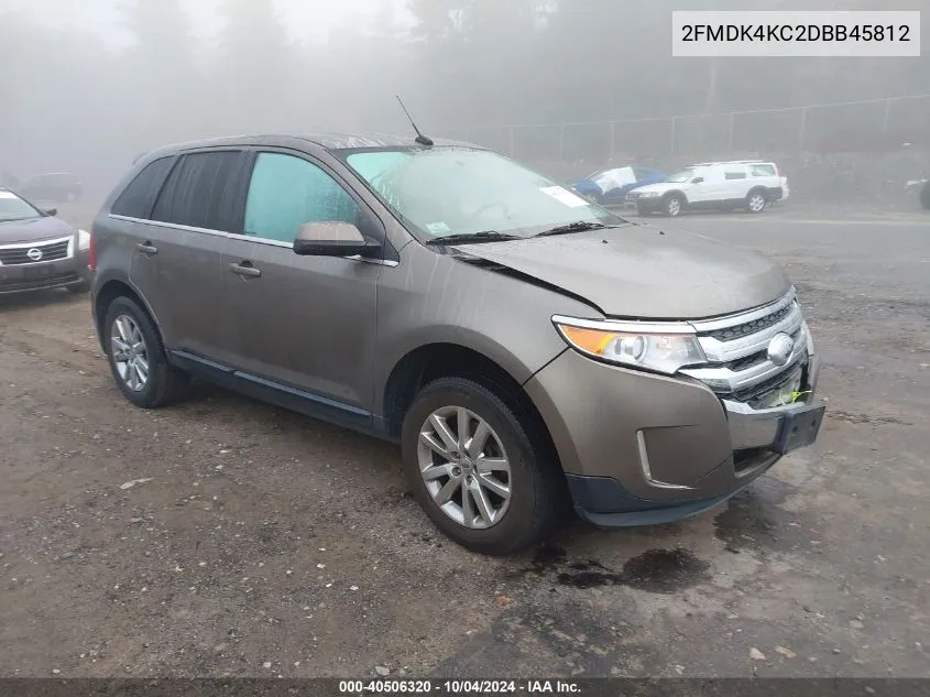 2013 Ford Edge Limited VIN: 2FMDK4KC2DBB45812 Lot: 40506320