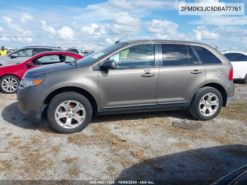 2013 Ford Edge Sel VIN: 2FMDK3JC5DBA77761 Lot: 40511528