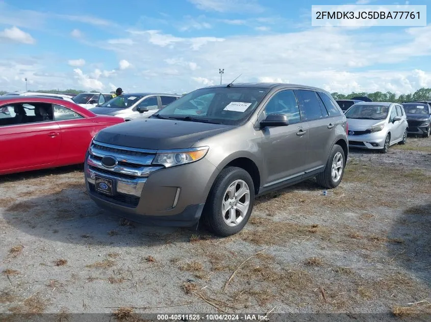 2013 Ford Edge Sel VIN: 2FMDK3JC5DBA77761 Lot: 40511528