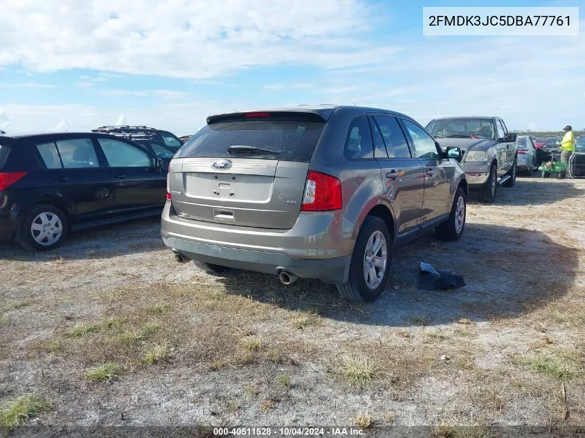 2013 Ford Edge Sel VIN: 2FMDK3JC5DBA77761 Lot: 40511528