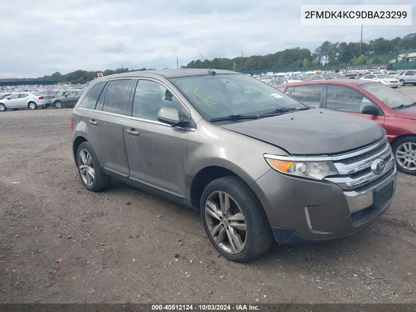 2013 Ford Edge Limited VIN: 2FMDK4KC9DBA23299 Lot: 40512124