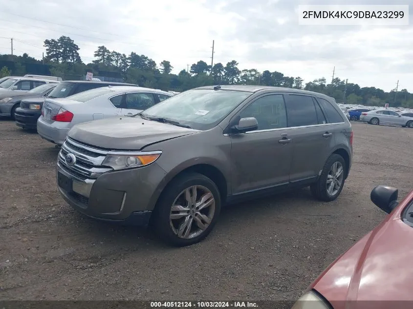 2013 Ford Edge Limited VIN: 2FMDK4KC9DBA23299 Lot: 40512124