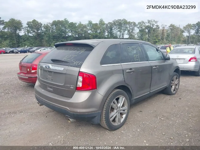 2013 Ford Edge Limited VIN: 2FMDK4KC9DBA23299 Lot: 40512124