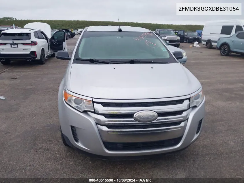 2013 Ford Edge Se VIN: 2FMDK3GCXDBE31054 Lot: 40515590