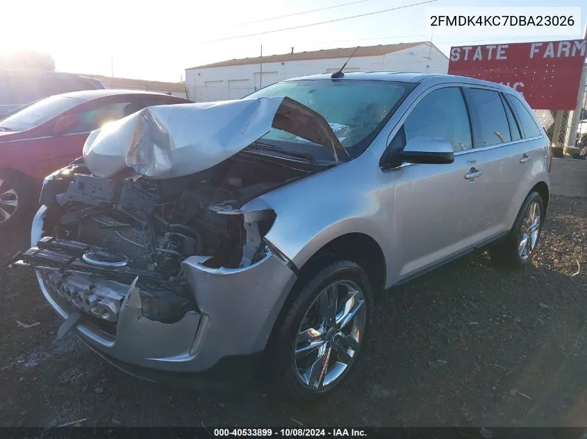 2FMDK4KC7DBA23026 2013 Ford Edge Limited