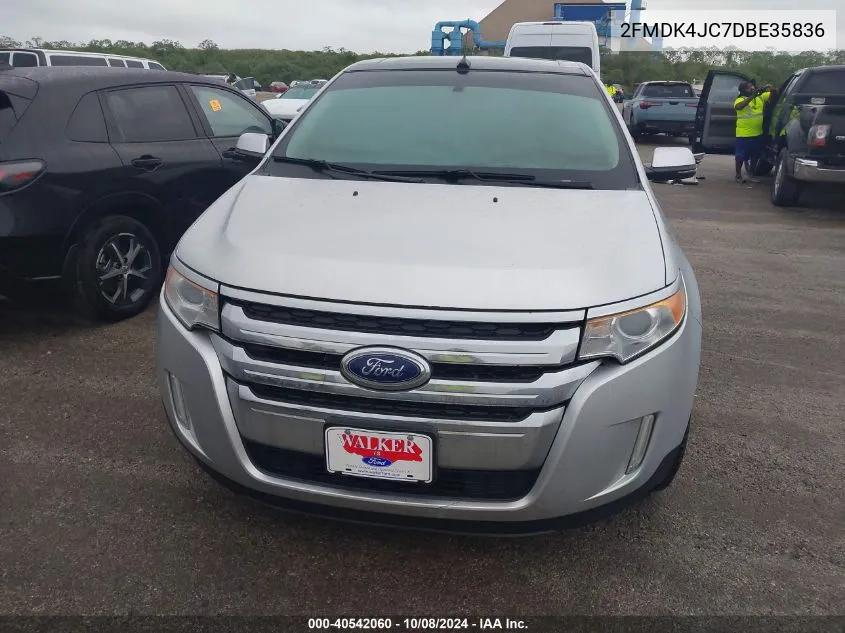 2013 Ford Edge Sel VIN: 2FMDK4JC7DBE35836 Lot: 40542060