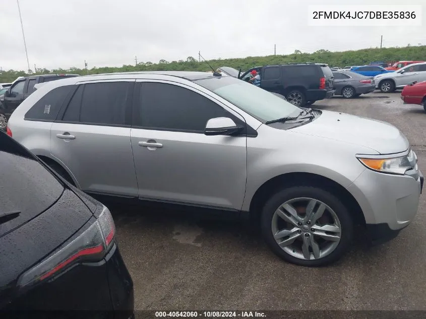 2013 Ford Edge Sel VIN: 2FMDK4JC7DBE35836 Lot: 40542060