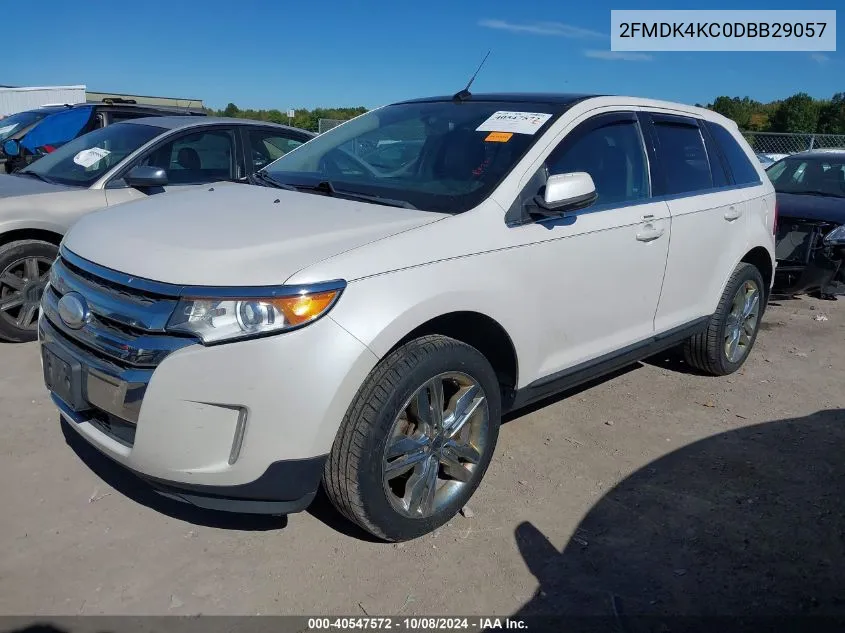 2FMDK4KC0DBB29057 2013 Ford Edge Limited