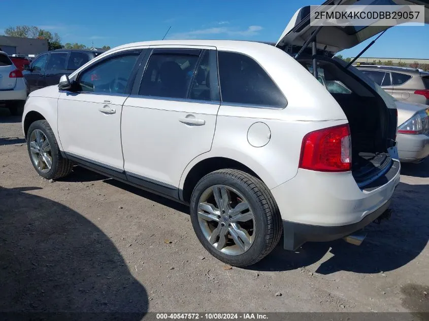 2013 Ford Edge Limited VIN: 2FMDK4KC0DBB29057 Lot: 40547572