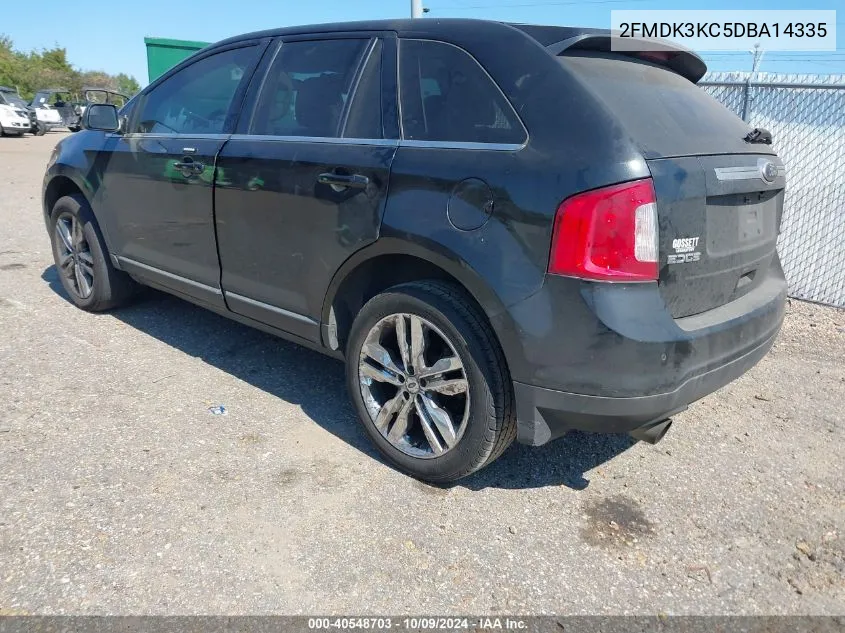 2013 Ford Edge Limited VIN: 2FMDK3KC5DBA14335 Lot: 40548703