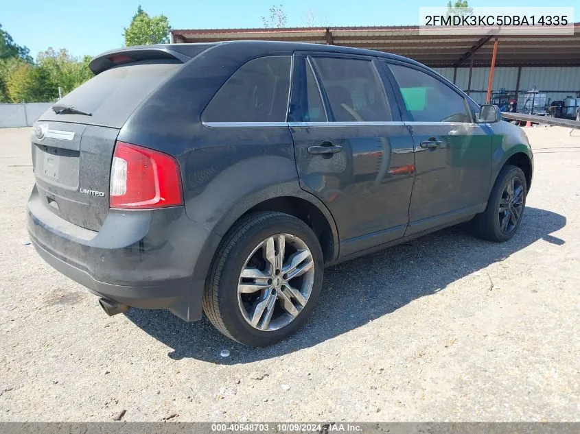 2013 Ford Edge Limited VIN: 2FMDK3KC5DBA14335 Lot: 40548703