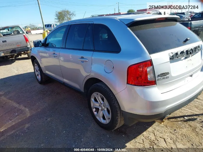 2013 Ford Edge Sel VIN: 2FMDK3JC6DBA37284 Lot: 40549348