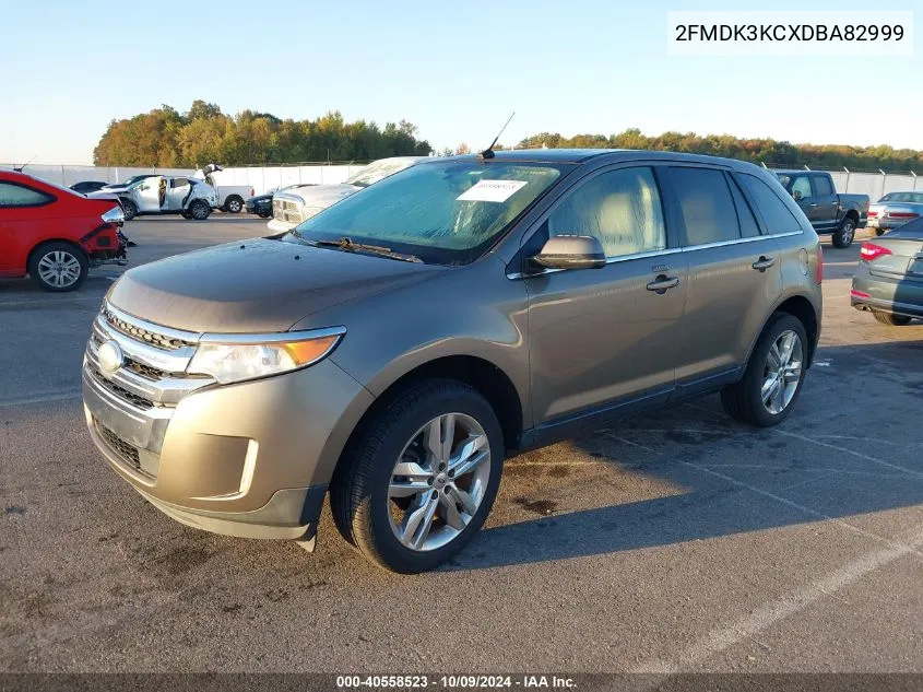 2013 Ford Edge Limited VIN: 2FMDK3KCXDBA82999 Lot: 40558523