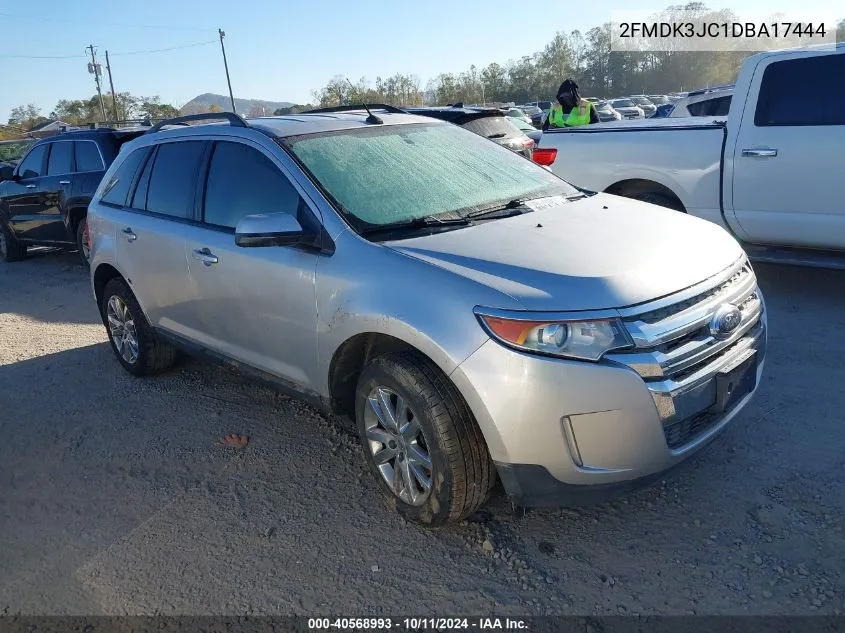 2013 Ford Edge Sel VIN: 2FMDK3JC1DBA17444 Lot: 40568993