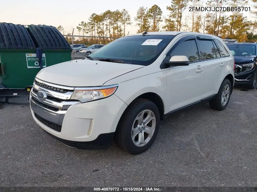 2013 Ford Edge Sel VIN: 2FMDK3JC7DBB95701 Lot: 40570772