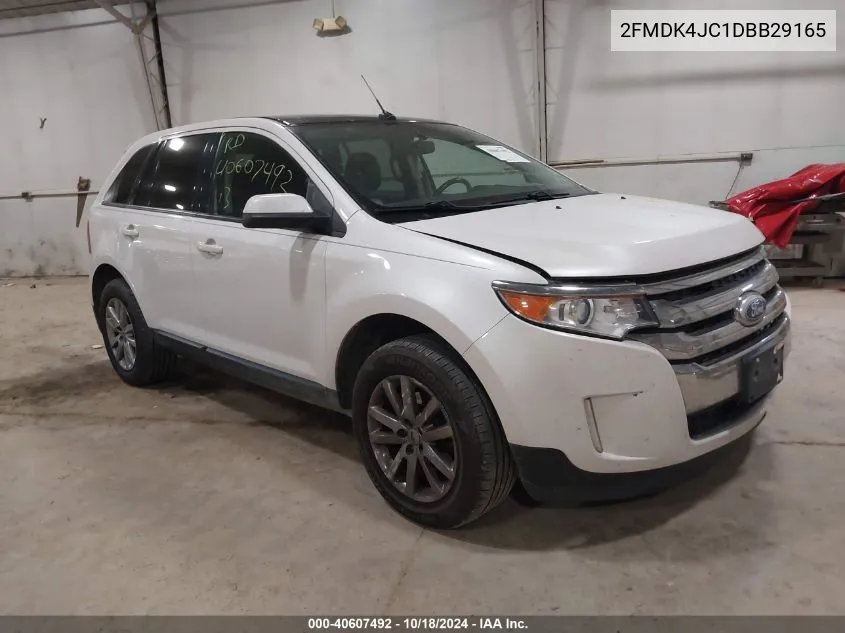 2013 Ford Edge Sel VIN: 2FMDK4JC1DBB29165 Lot: 40607492