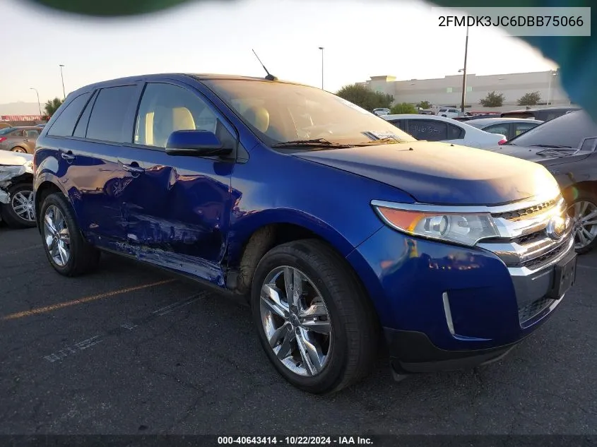 2013 Ford Edge Sel VIN: 2FMDK3JC6DBB75066 Lot: 40643414