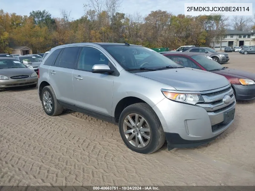 2013 Ford Edge Sel VIN: 2FMDK3JCXDBE24114 Lot: 40663751