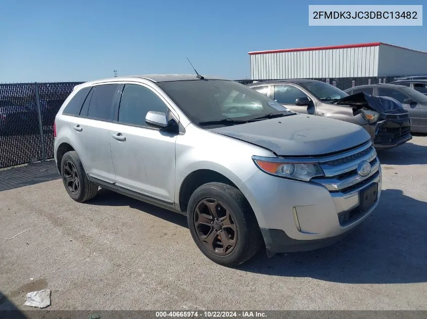 2013 Ford Edge Sel VIN: 2FMDK3JC3DBC13482 Lot: 40665974