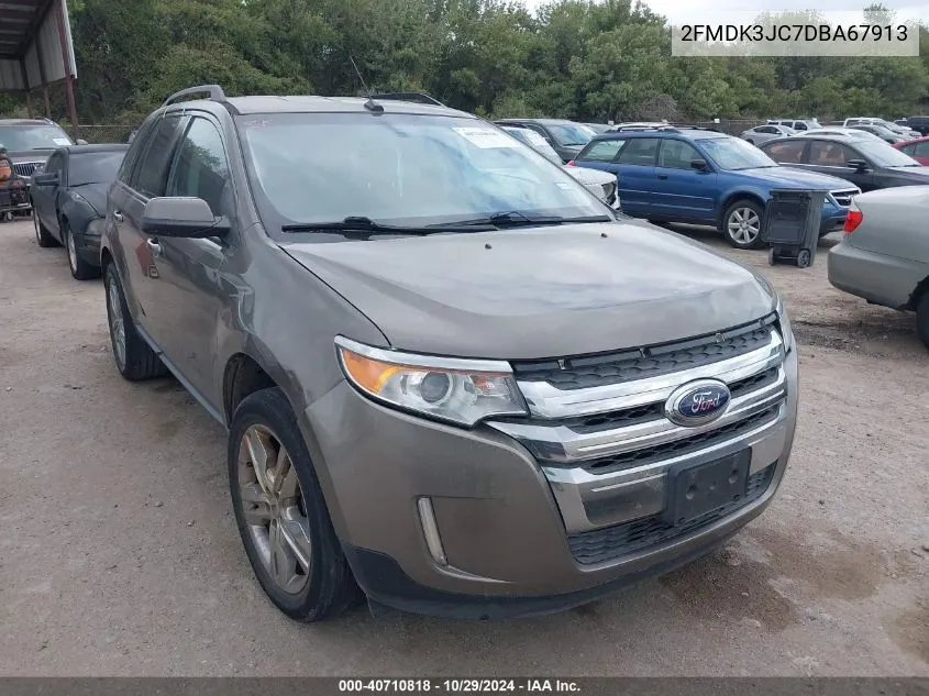 2013 Ford Edge Sel VIN: 2FMDK3JC7DBA67913 Lot: 40710818