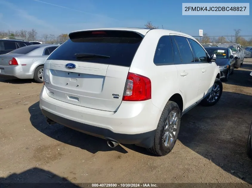 2FMDK4JC2DBC48827 2013 Ford Edge Sel