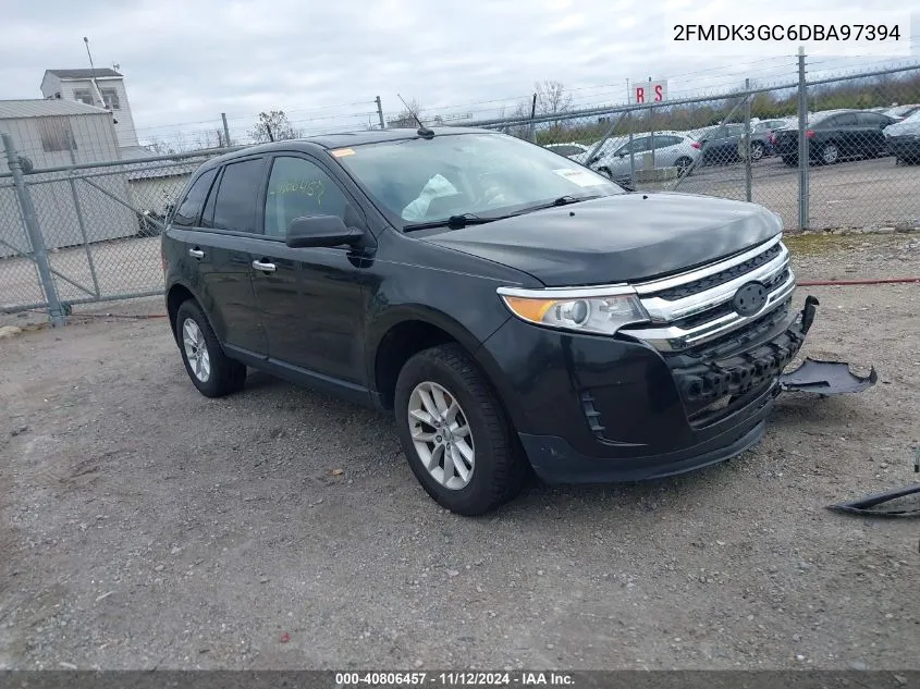 2013 Ford Edge Se VIN: 2FMDK3GC6DBA97394 Lot: 40806457