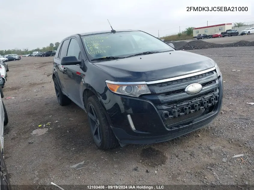 2FMDK3JC5EBA21000 2014 Ford Edge Sel