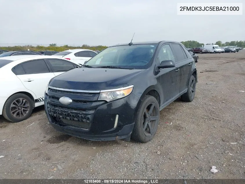 2014 Ford Edge Sel VIN: 2FMDK3JC5EBA21000 Lot: 12103408