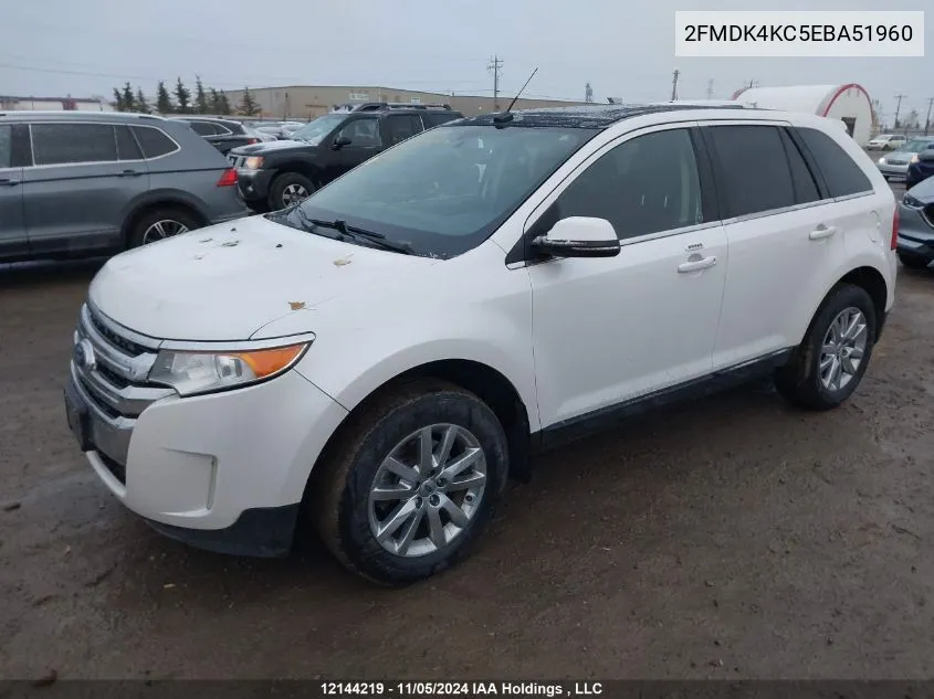 2FMDK4KC5EBA51960 2014 Ford Edge Limited