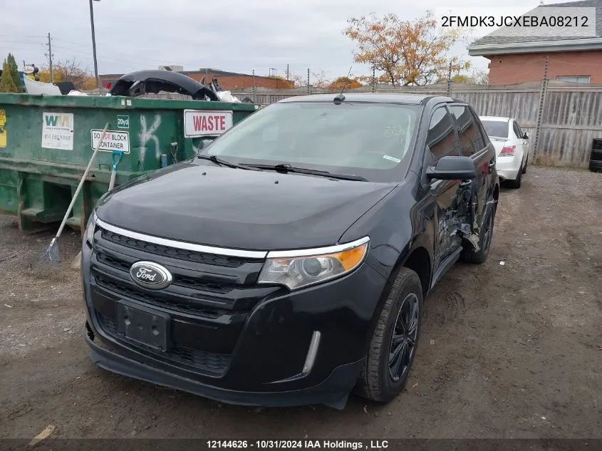 2014 Ford Edge VIN: 2FMDK3JCXEBA08212 Lot: 12144626