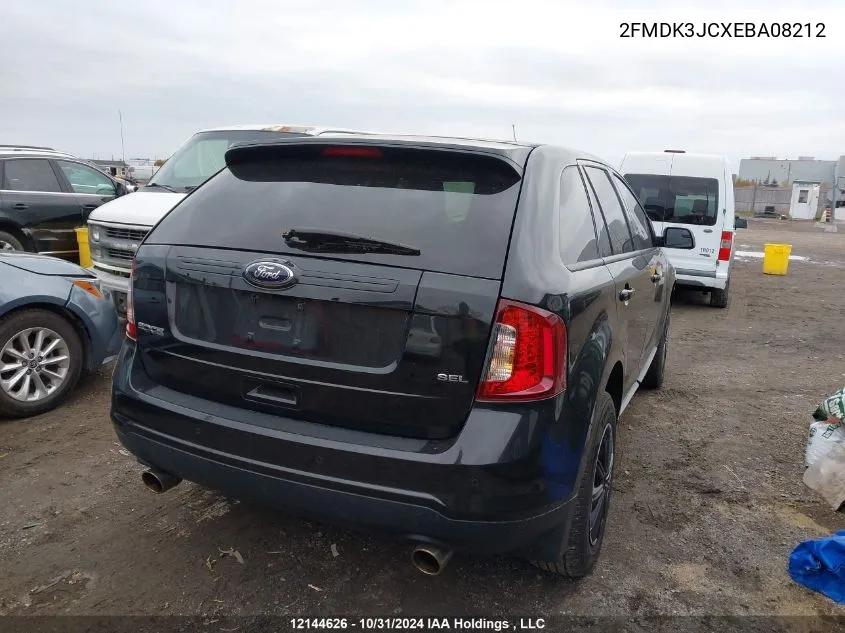 2014 Ford Edge VIN: 2FMDK3JCXEBA08212 Lot: 12144626