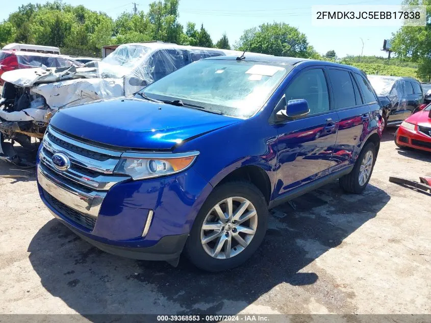 2FMDK3JC5EBB17838 2014 Ford Edge Sel