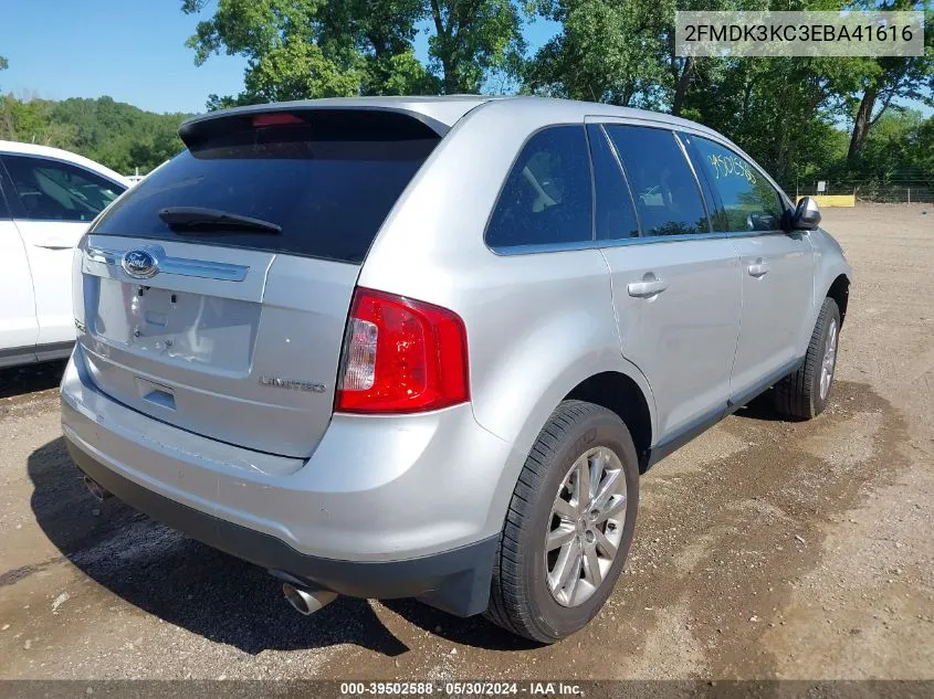 2FMDK3KC3EBA41616 2014 Ford Edge Limited