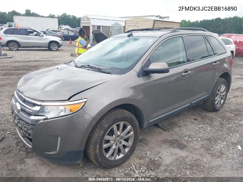 2FMDK3JC2EBB16890 2014 Ford Edge Sel