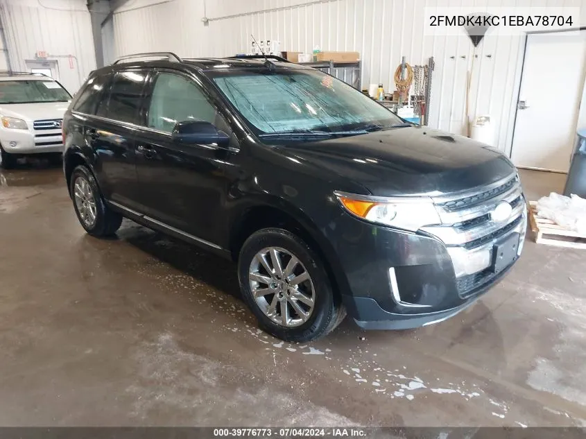 2FMDK4KC1EBA78704 2014 Ford Edge Limited